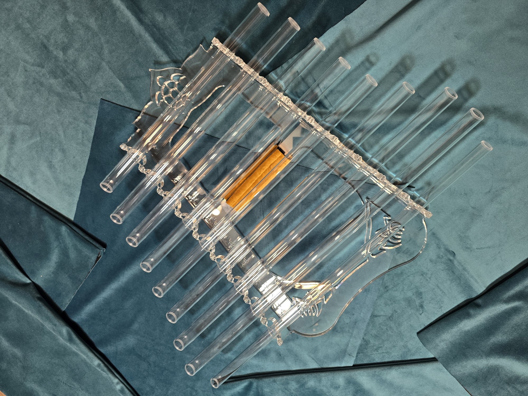 Crystal harp Turtle for Handpan ~ F# Pygmy – Image 2