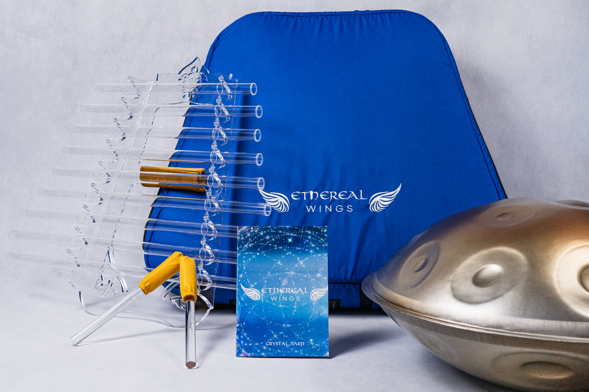 Crystal harp Turtle for Handpan ~ D Kurd