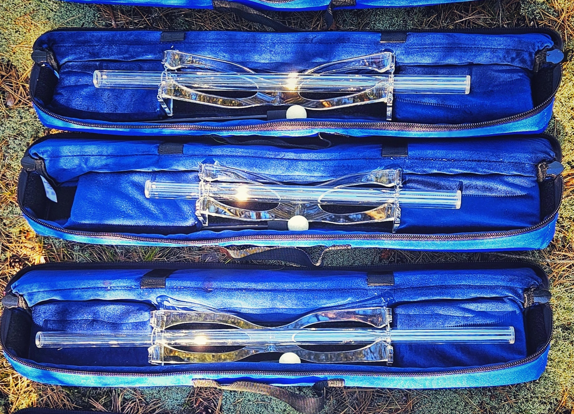 Set of 3pcs. Crystal Monocurati Solfeggio ~ 417 Hz & 528 hz & 639 Hz ~