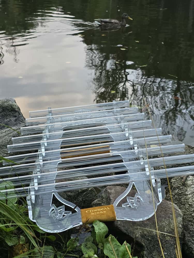 Soft bottom handle for crystal harp - Image 2